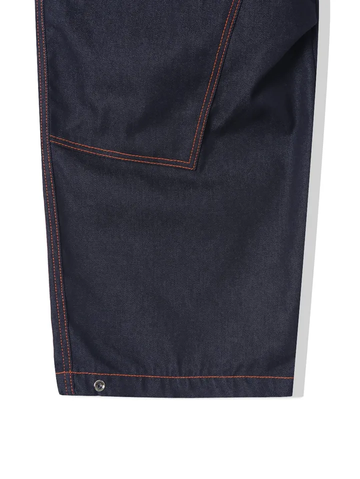 【KOOLOSET】Orange Stitch Double Knee Denim Orange Stitch Double Knee Denim (1color) - 4910 | 패션이