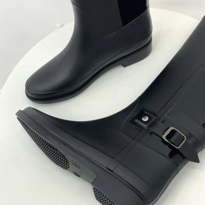 ★BLACKUP★ バックル ロング レインブーツ バックルロングレインブーツ(1color) | ファッション通販サイト NUGU
