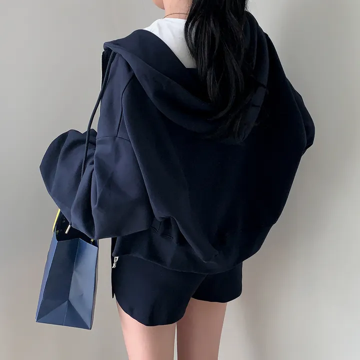 [💖후기극찬/봄,가을교복💖]  자체제작 #크치Made 꿈에 나온 핏, 사계절 입는 크롭 투웨이 후드집업 - zipup : 봄,봄아우터,봄자켓,가을,가을아우터 상세 이미지 60