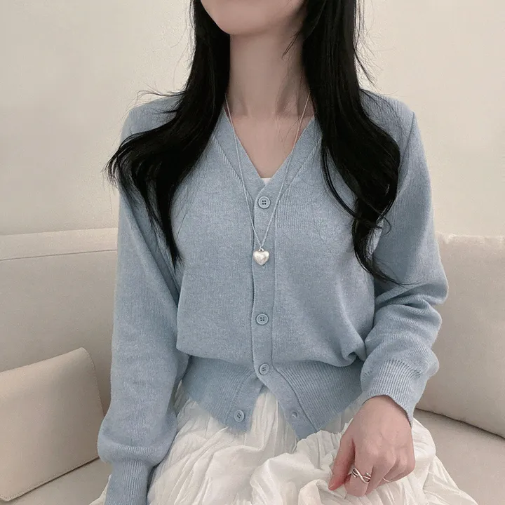 봄필수템 [브이넥/라운드넥] 소장각 라운드 브이넥 기본핏 긴팔 가디건 상세 이미지 51