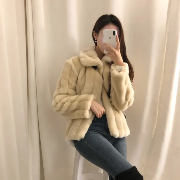 [당일발송🚀] 몽글몽글 밍크 페이크퍼 자켓 상세 이미지 6