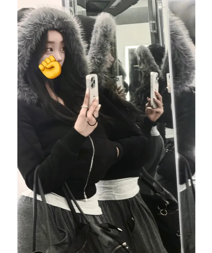 [희귀소장템/핏보장!] 슬림핏 차콜퍼 기모 후드집업 / 네오프렌 후드 상세 이미지 10