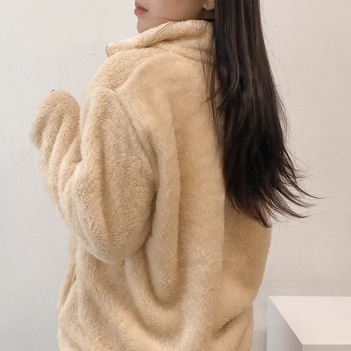 (💥강추템!! 보들보들촉감~💥) 따뜻 플리스 후리스 커플 포근 털 겨울 집업 (L~XL) 상세 이미지 16