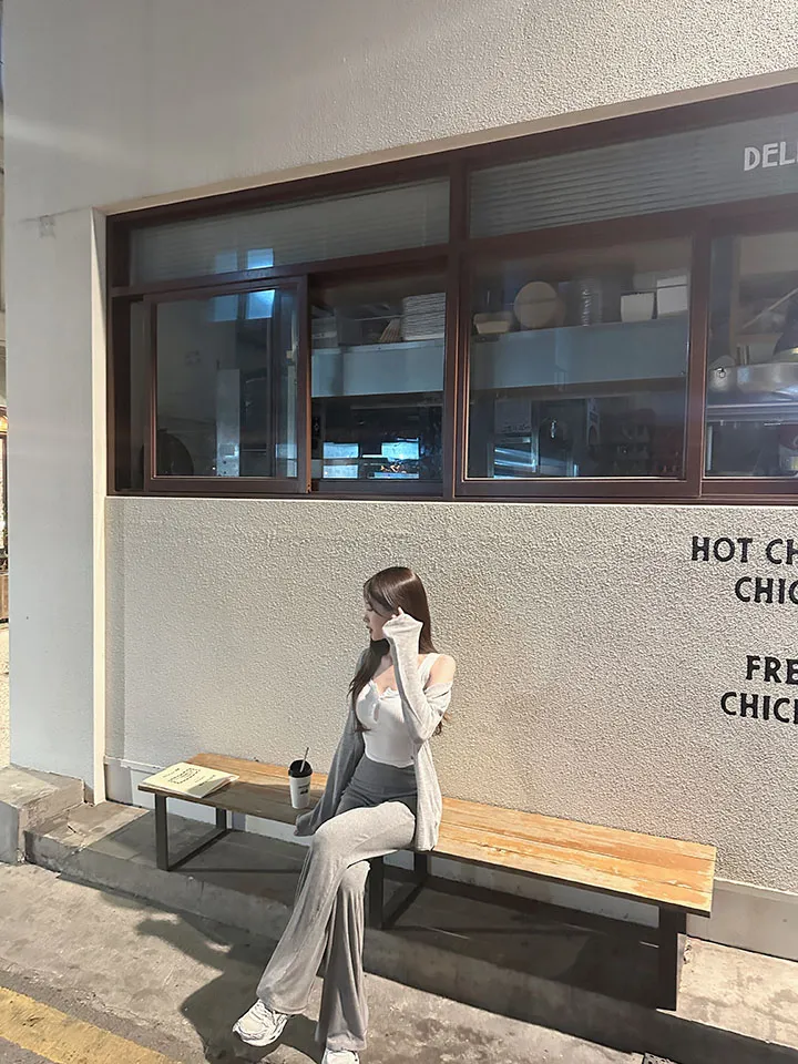 데일리 로우라이즈 부츠컷 폴딩 트레이닝 팬츠 레깅스 상세 이미지 23