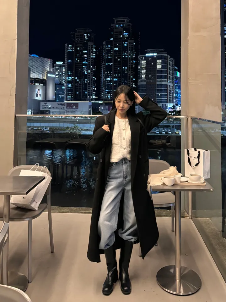 나인  프리미엄 울 맥시 코트 2color. 상세 이미지 10