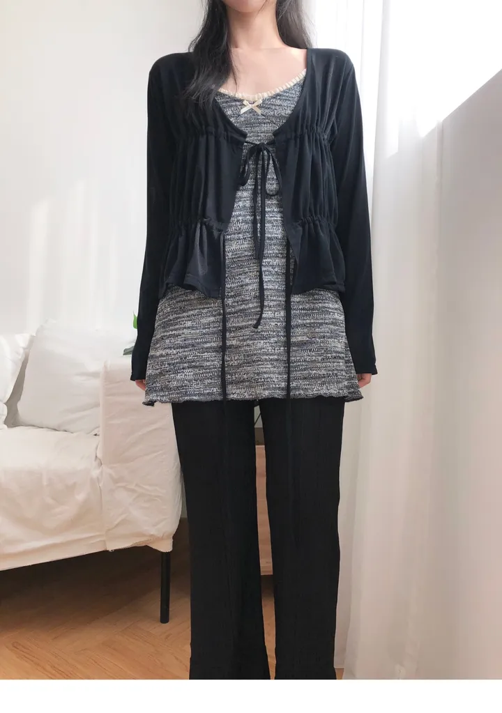 shirring cardigan (2color) / 셔링 가디건 상세 이미지 31