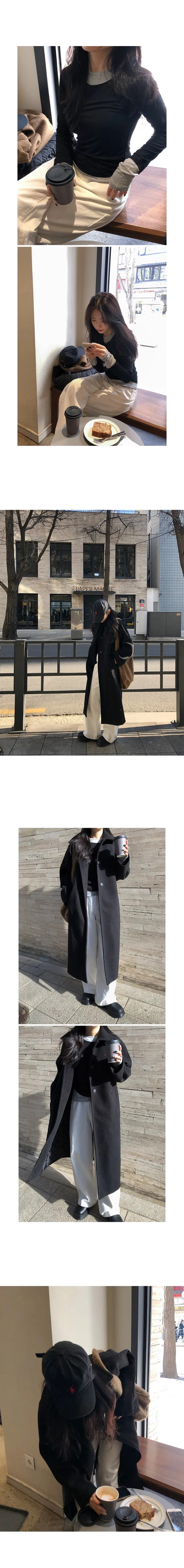 아떼 나그랑 비조 롱코트 상세 이미지 8