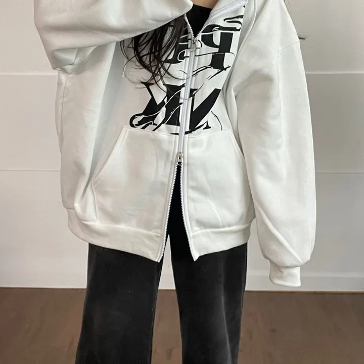 (기모선택/국내)Punk Two way Hooded zip-up - 3color 상세 이미지 37
