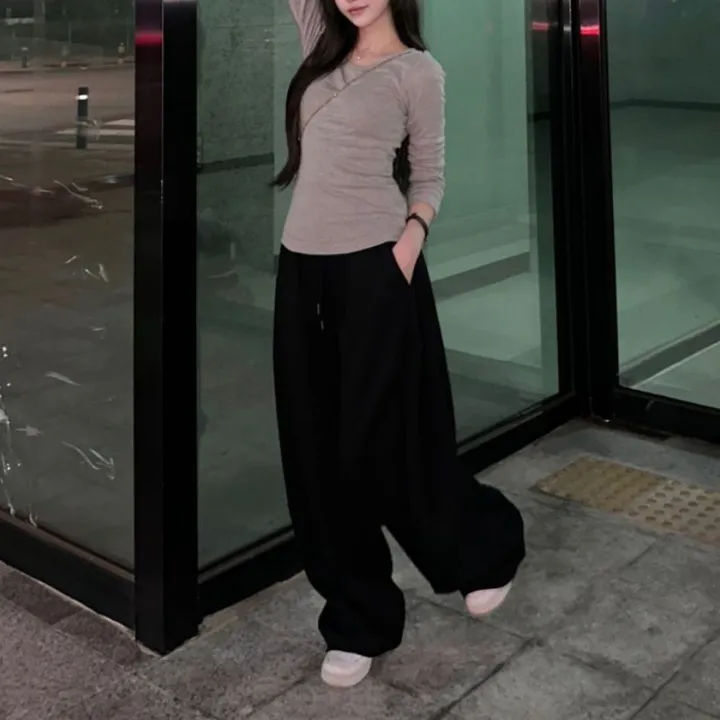 빠른발송🚀주문폭주🔥[숏/롱][핏보장][문의폭주]존예핏 와이드 핀턱 트레이닝팬츠 상세 이미지 6