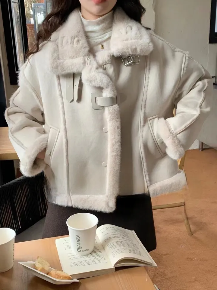 [3000장돌파🔥당일배송]98%고객만족 캔디 하이넥 폭닥 스웨이드 무스탕 점퍼 자켓 3color 상세 이미지 11