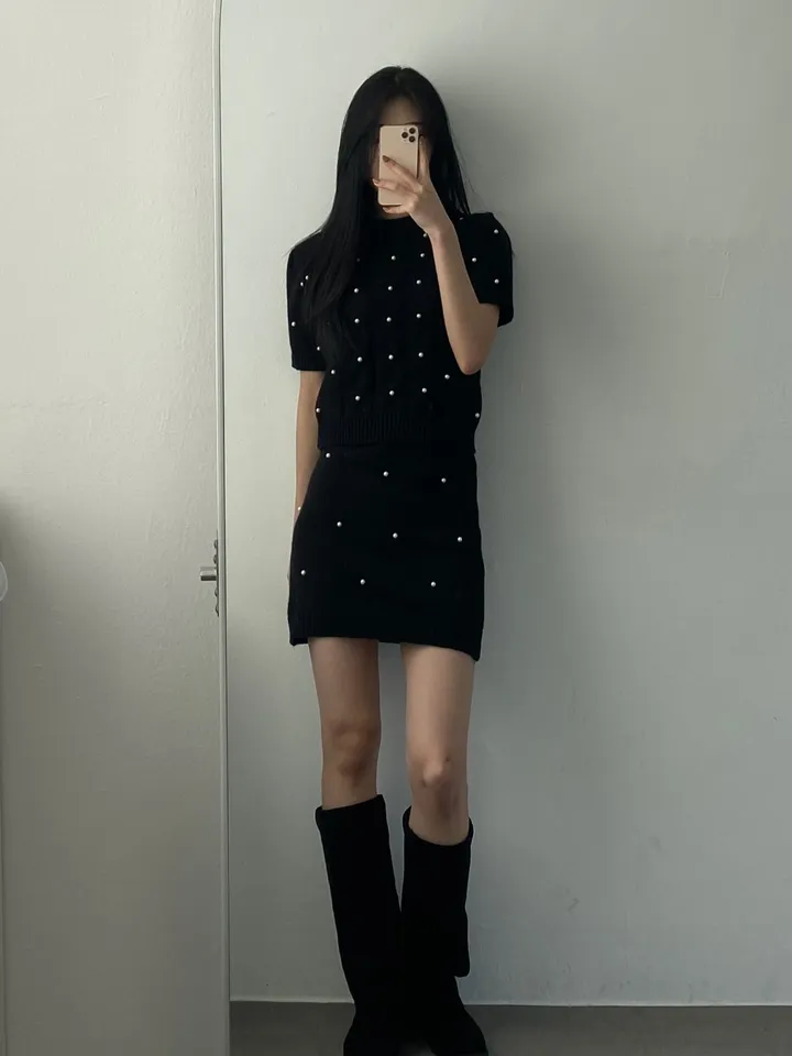 드레스 모델 착용 이미지-S1L39