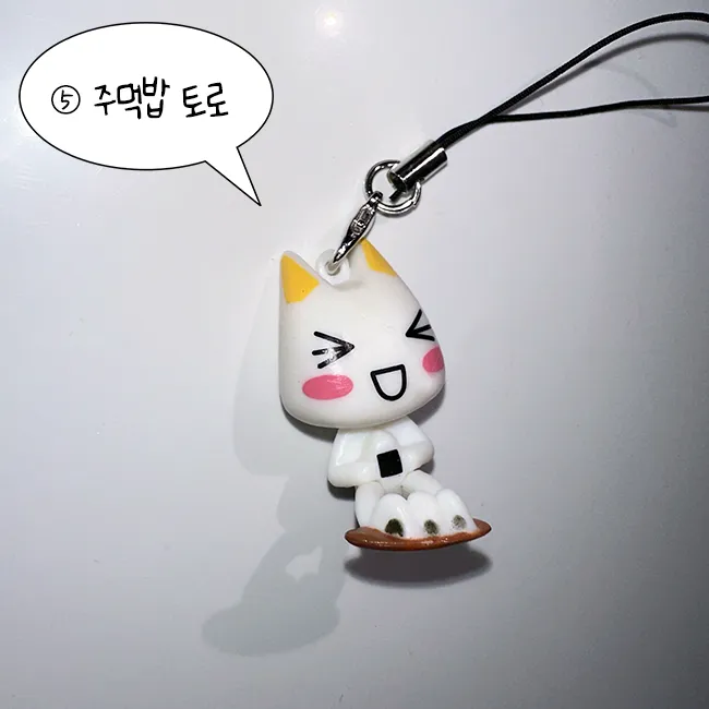 [초최저가/당일] 고전 이노우에 토로 키링 피규어 인형 키링 핸드폰고리 에어팟 폰스트랩 고양이 핸드폰줄 에어팟 버즈 열쇠고리 차키 가방키링 백참 아이폰키링 y2k 일본애니 상세 이미지 11