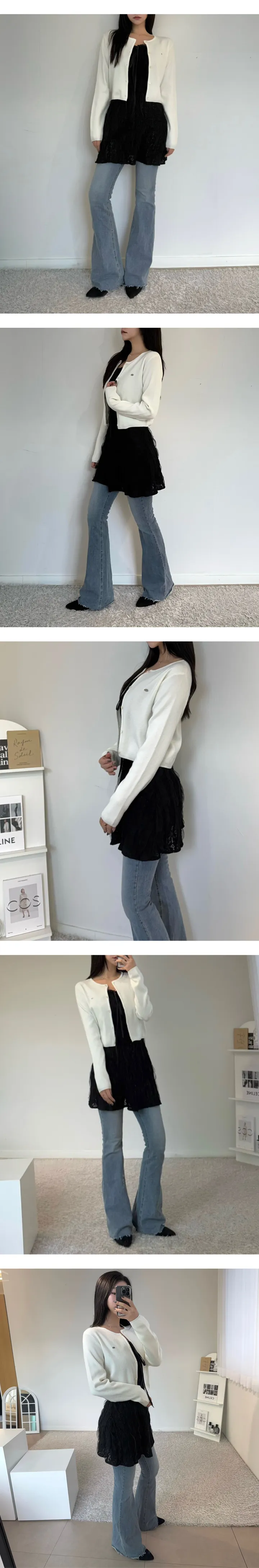 봄 가디건🌼 실버 팬던트 파스텔 가디건 상세 이미지 7