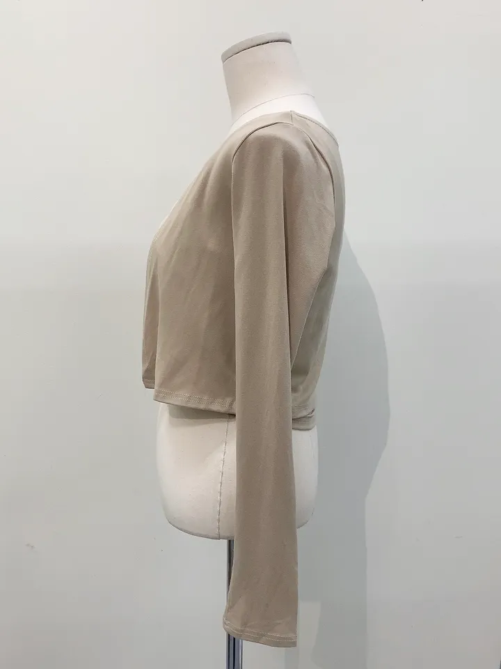[3COLORS/SET] 더블셔링 레이스 레이어드나시&크롭가디건 세트/버닝블루 상세 이미지 23