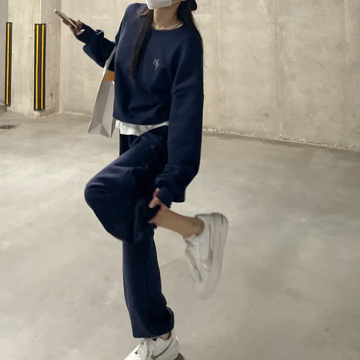 [8color/MADE] 하이퀄리티 웨하스 탄탄 와이드 조거팬츠 봄트레이닝 상세 이미지 219