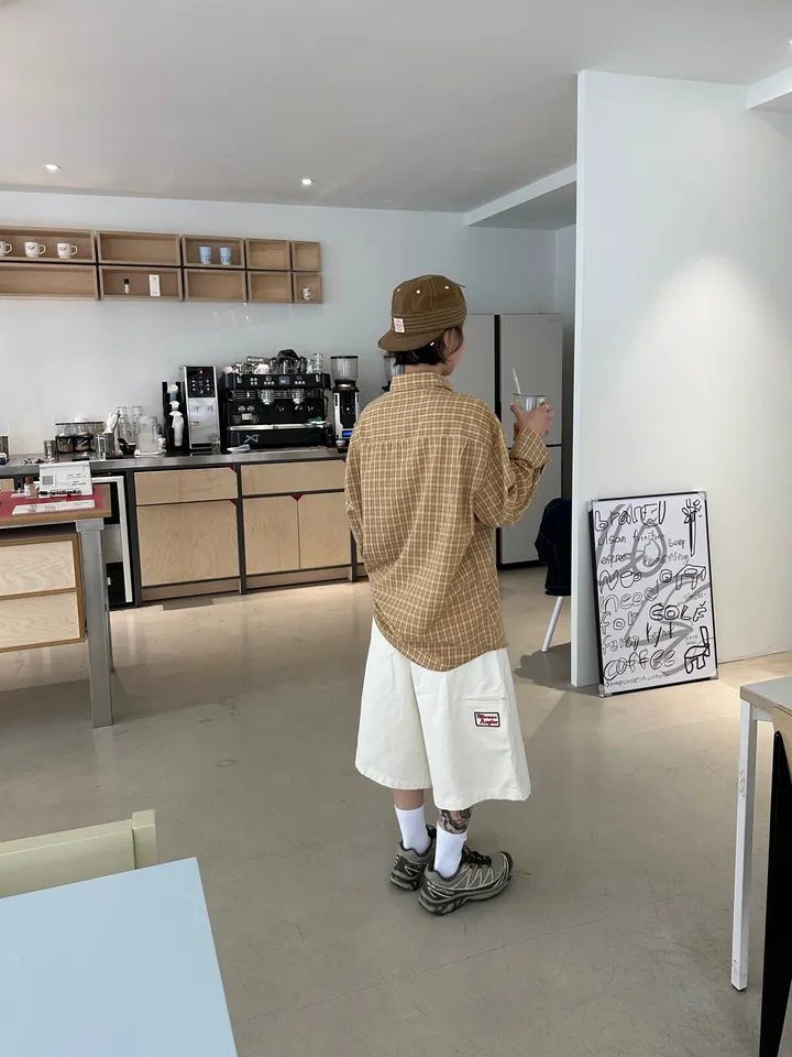 [UNISEX] 패치 워크 버뮤다 하프 팬츠 (4color) 상세 이미지 8