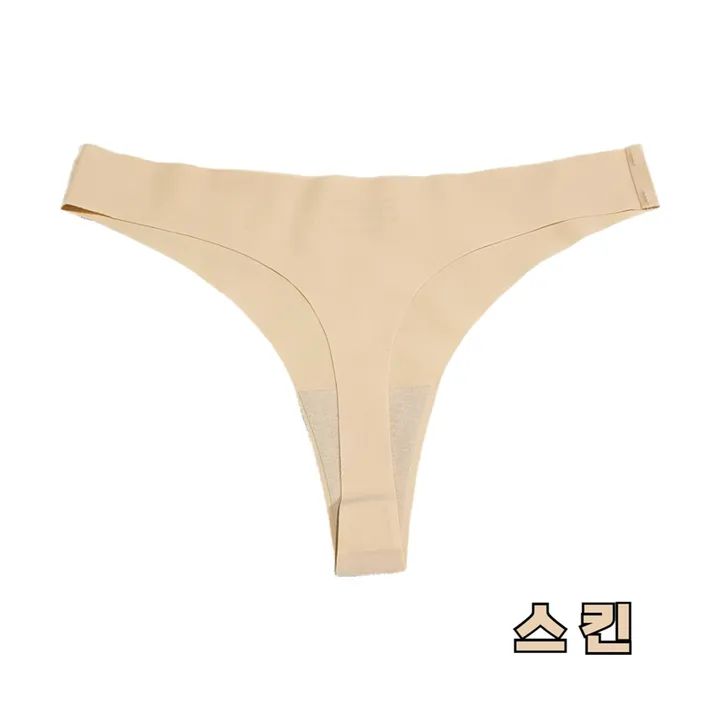 편안한 노라인 심리스 티팬티 레깅스 무봉제 T팬티 수영복 팬티 상세 이미지 9
