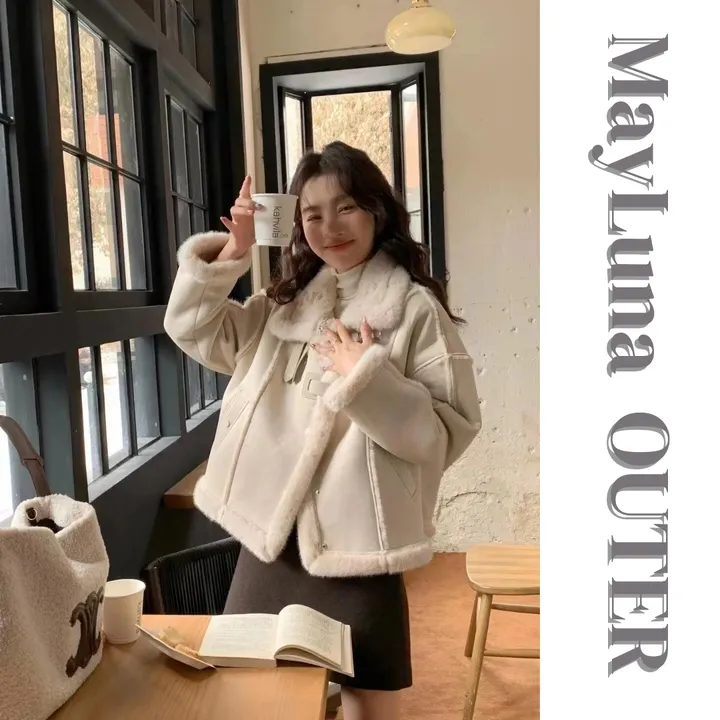 [3000장돌파🔥당일배송]98%고객만족 캔디 하이넥 폭닥 스웨이드 무스탕 점퍼 자켓 3color 상세 이미지 9