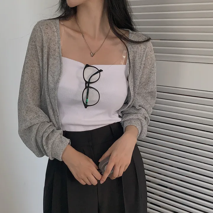 [햇빛차단☀️/블랙 당일출고!] 자체제작 #크치Made 순애 린넨 세미 크롭 볼레로 여름가디건 - cd (장마룩,워터밤,흠뻑쇼 필수템) 상세 이미지 38