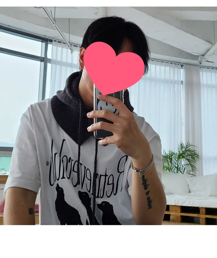 [리뷰증명🔥고퀄/당일🚀] 왕도톰 와이드 니트 넥워머 남녀공용 커플 겨울모자 후드 바라클라바 상세 이미지 33