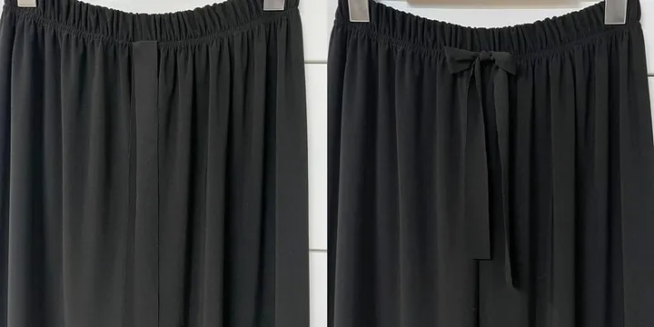 (55~99) 빅사이즈 오버핏 밴딩 와이드 팬츠 상세 이미지 28