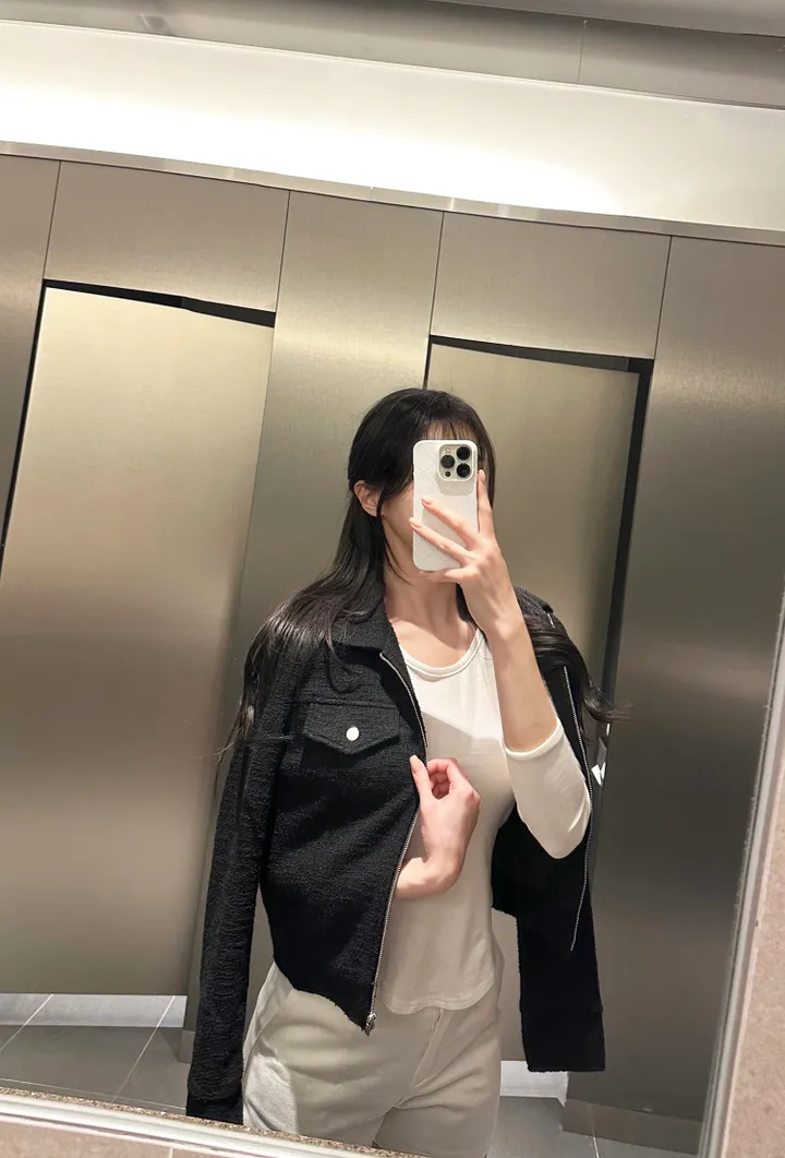 🤍슬림핏/고퀄리티🤍 슬림 포켓 카라 트위드자켓 봄자켓 상세 이미지 15