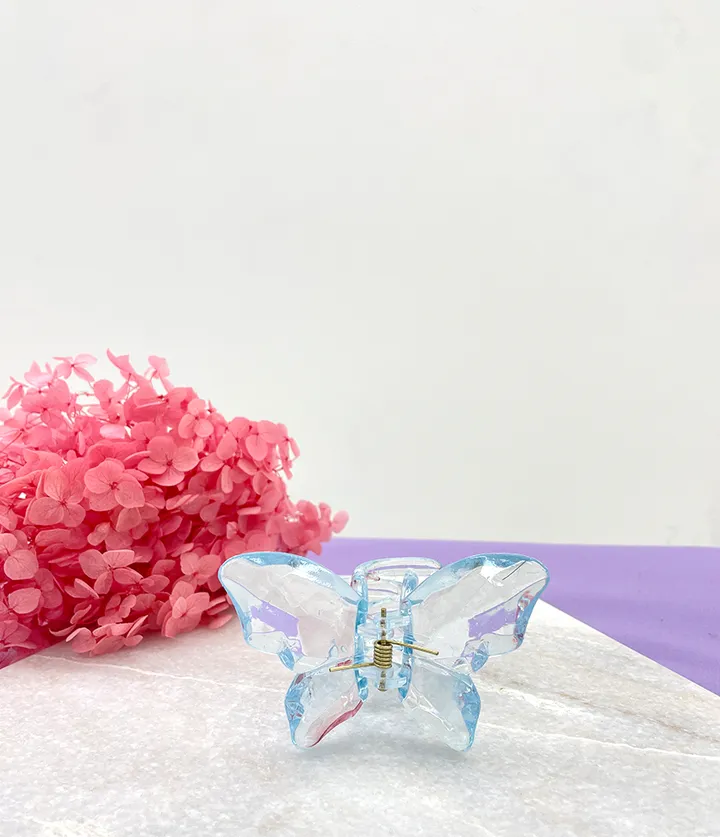 🌷집게핀증정/당일🌷 집게핀 봄 여름 13cm  투명 오로라 꼬임 사각 리본 유광 실버 하이틴 빅사이즈 꽃 반머리 묶음 헤어핀 머리핀 왕집게핀 헤어집게핀 헤어 집게삔 상세 이미지 176