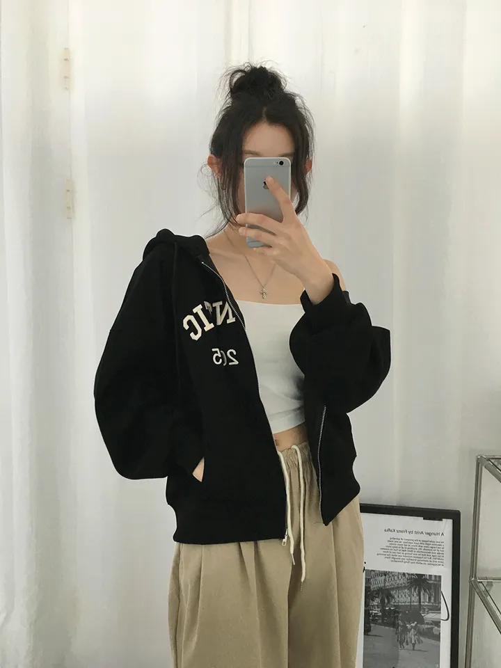 [퀄보장!🤍/6color 자수레터링 아방핏 데일리 후드집업] 로맨틱자수레터링후드집업 상세 이미지 44