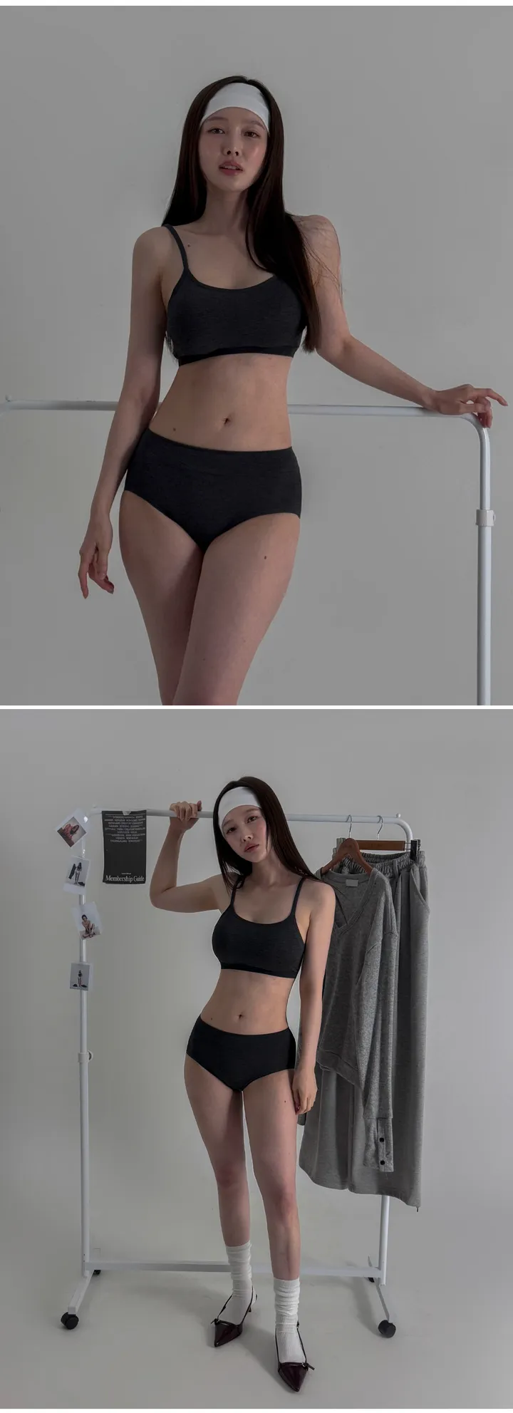 [빅사이즈 M ~ 4XL] 8colors 에어실키 만능 브라탑 내장캡 캡나시 이너탑 상세 이미지 43