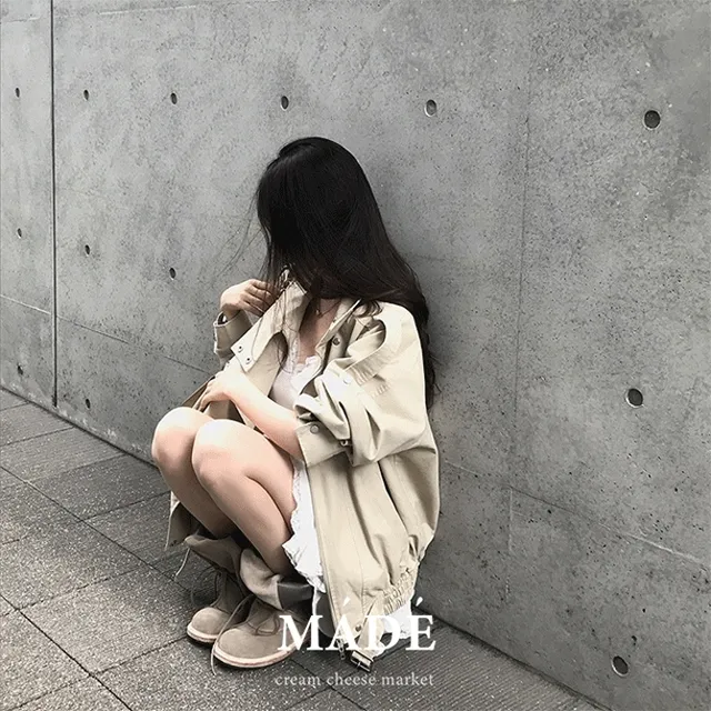 [라이브pick📹] 자체제작 #크치Made 아르덴 하이넥 오버핏 코튼 자켓 - jk