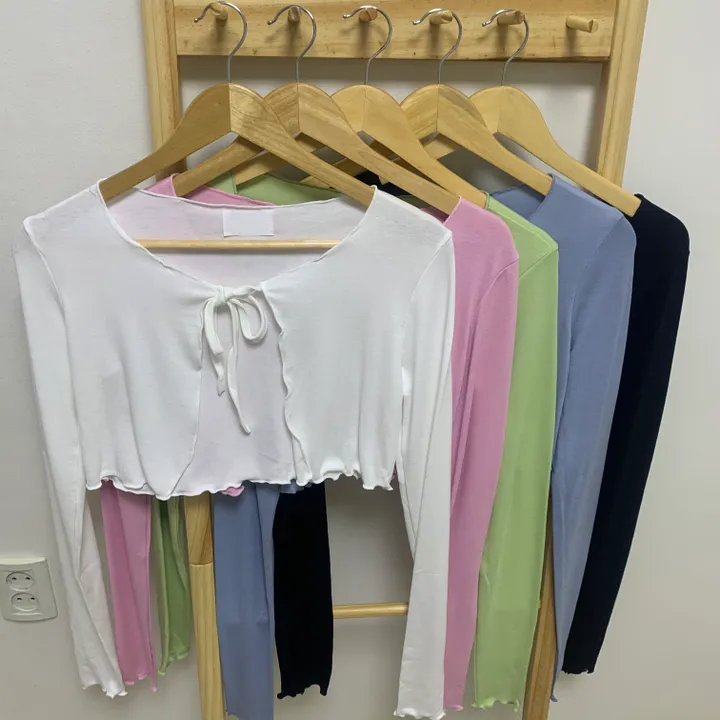 ribbon crop frill bolero (5color) 상세 이미지 15