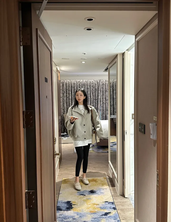 fancy high neck jacket ; 2color 하이넥, 봄자켓, 숏자켓, 하프자켓 상세 이미지 22
