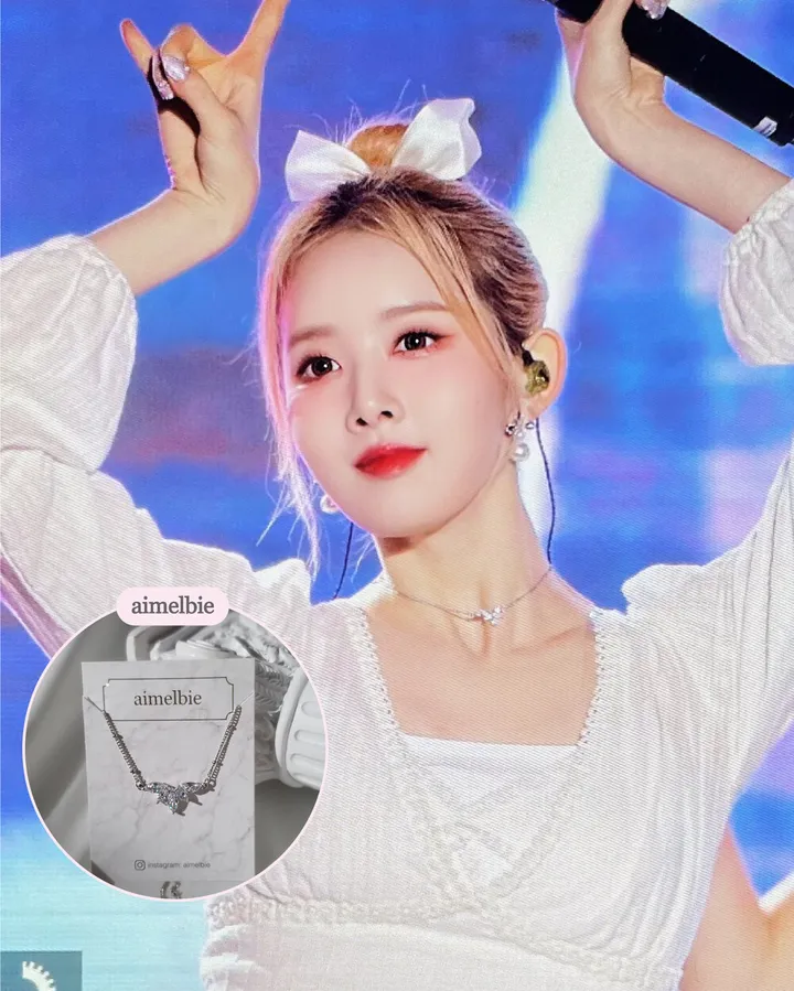 [아이브 장원영 착용/퀄리티UP!] Heavenly Crystal 큐빅 세미 초커 목걸이 - 실버 컬러 상세 이미지 39