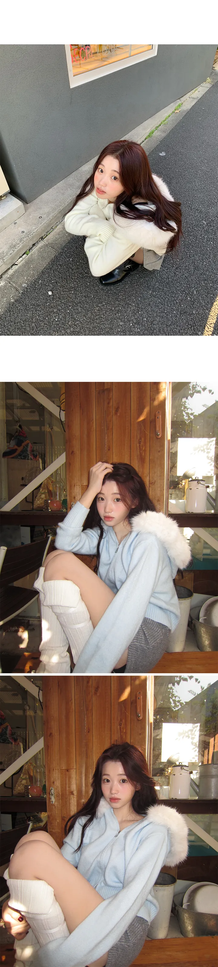 [문의폭주☃️/겨울여행룩] 스노우벨 - zip up 상세 이미지 19
