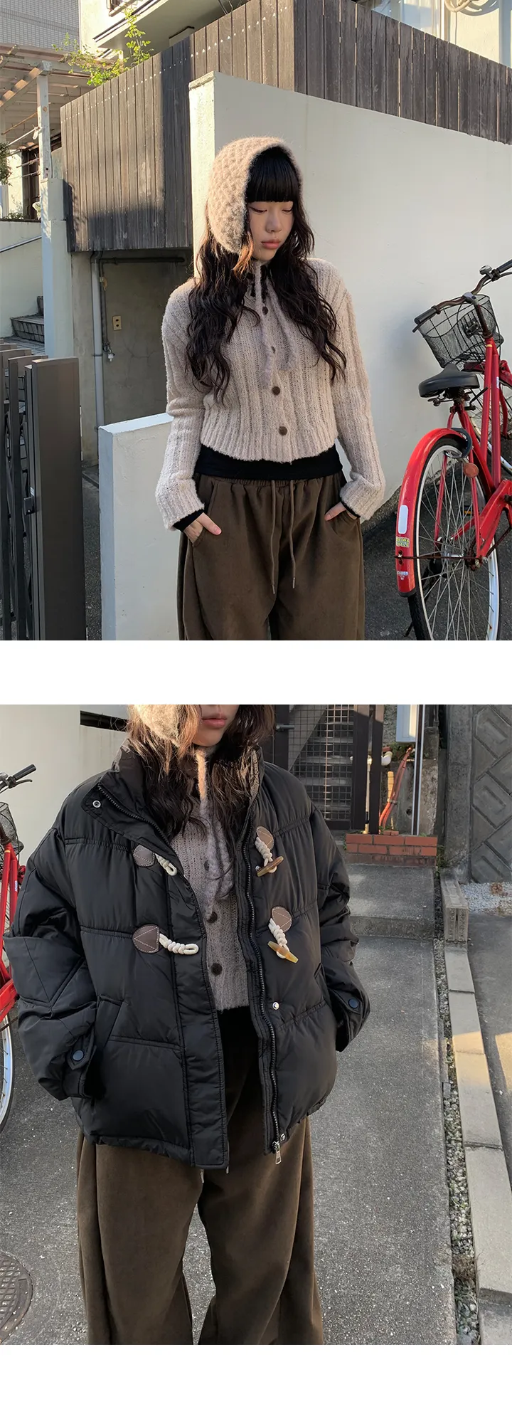 [기획🤎/투웨이] 포아 겨울 기모 코듀로이 사이드핀턱 트레이닝 팬츠 (4color) 상세 이미지 22
