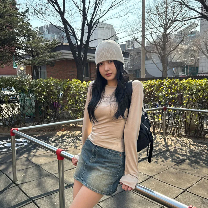 당일발송 핸드메이드 국내제작 Y2K키치 UNISEX 레터 사계절 숏 비니 상세 이미지 22