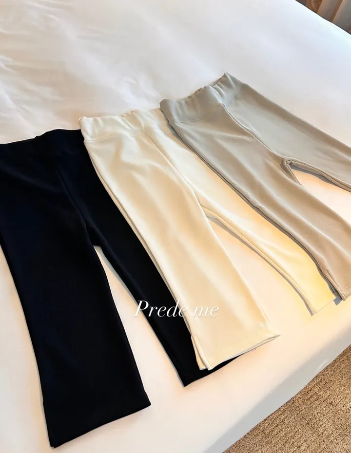 트임 골지 5부 바이커쇼츠 ( 3color ) / 접어서 입어두 예쁨 상세 이미지 2