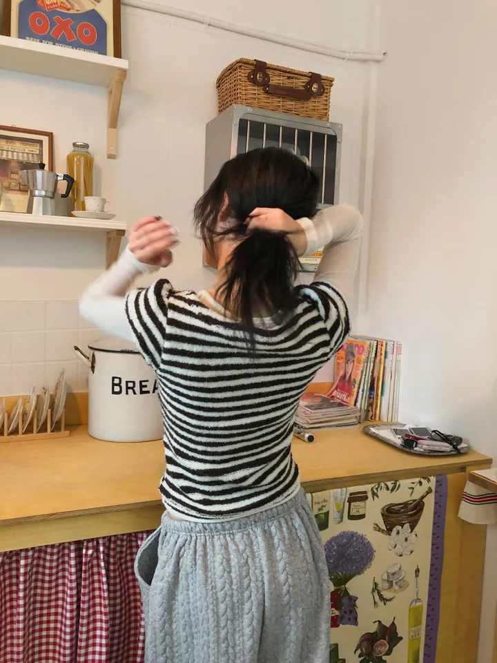 콘차 레이어드 시스루 티셔츠 상세 이미지 17
