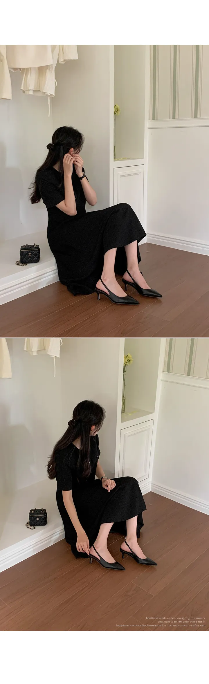 [셋업가능][10등신비율🖤/하객룩!][3천장돌파][자체제작] 클래식 엘빈 트위드 크롭 자켓 [2Types반팔/긴팔] 상세 이미지 41