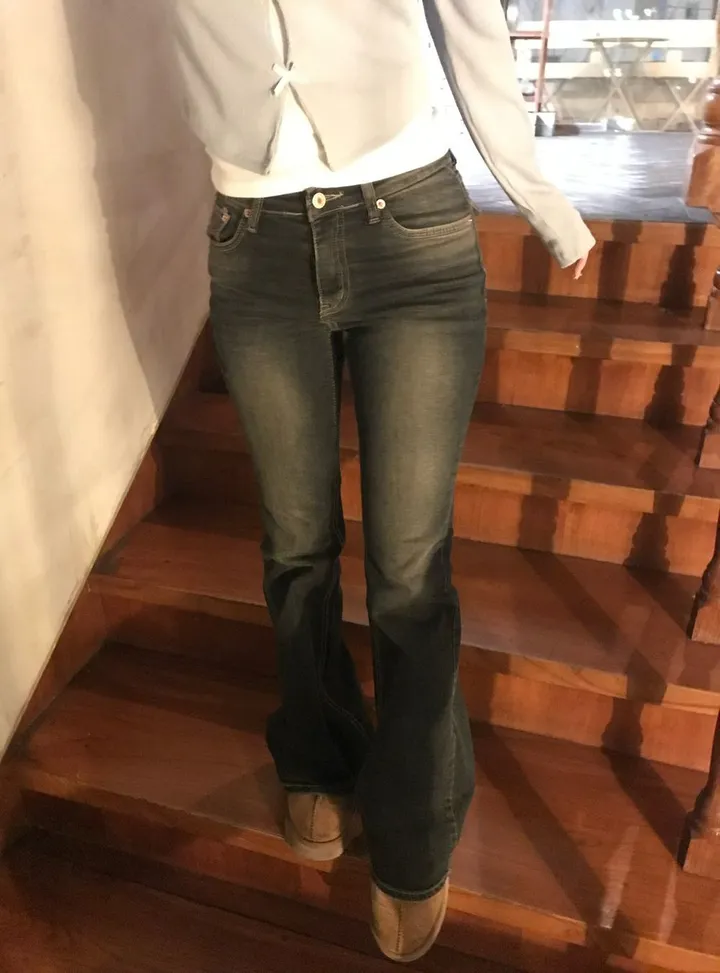 카리나 빈티지  포켓 포인티 청바지 Karina Vintage Glam Pocket Flare Denim 상세 이미지 23