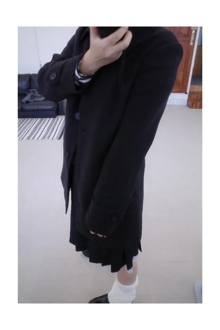 하누 레귤러 하프 코트 상세 이미지 13