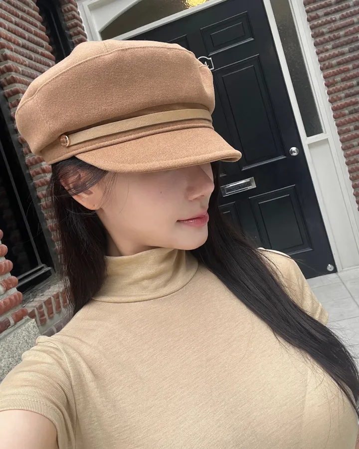 [국내제작]스웨이드 레더벨트 마도로스 캡모자 3color 상세 이미지 10