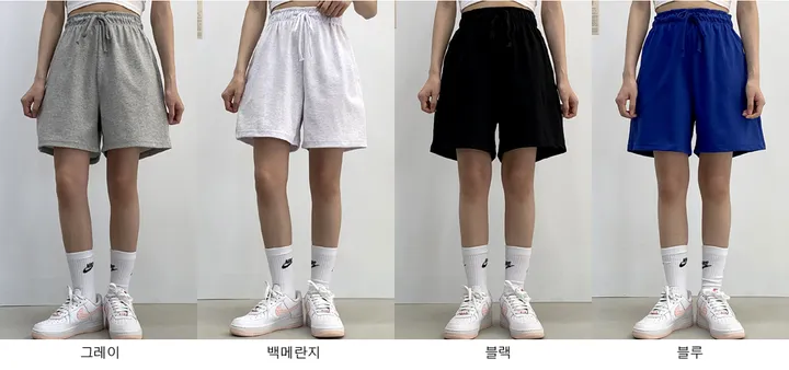 굿핏 4부 숏 트레이닝 팬츠 (10color) 상세 이미지 4