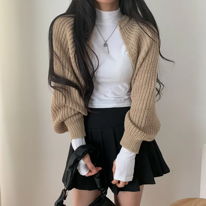 가을 두께감! 하찌 볼레로 크롭 니트가디건;5col 상세 이미지 23