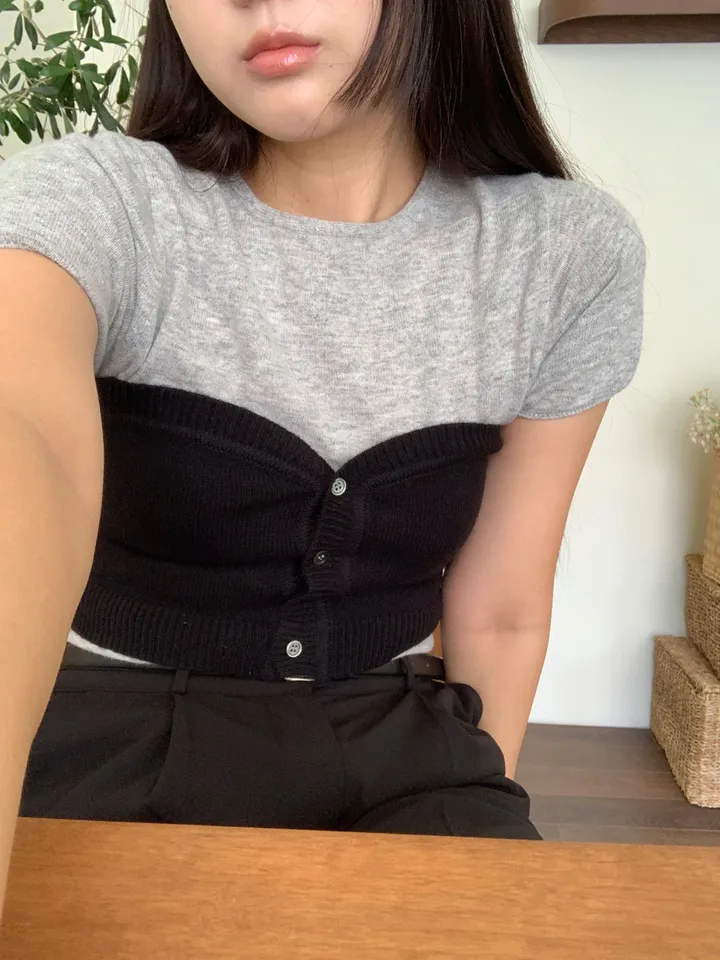 [Cashmere] Momo half knit (4color) 상세 이미지 19