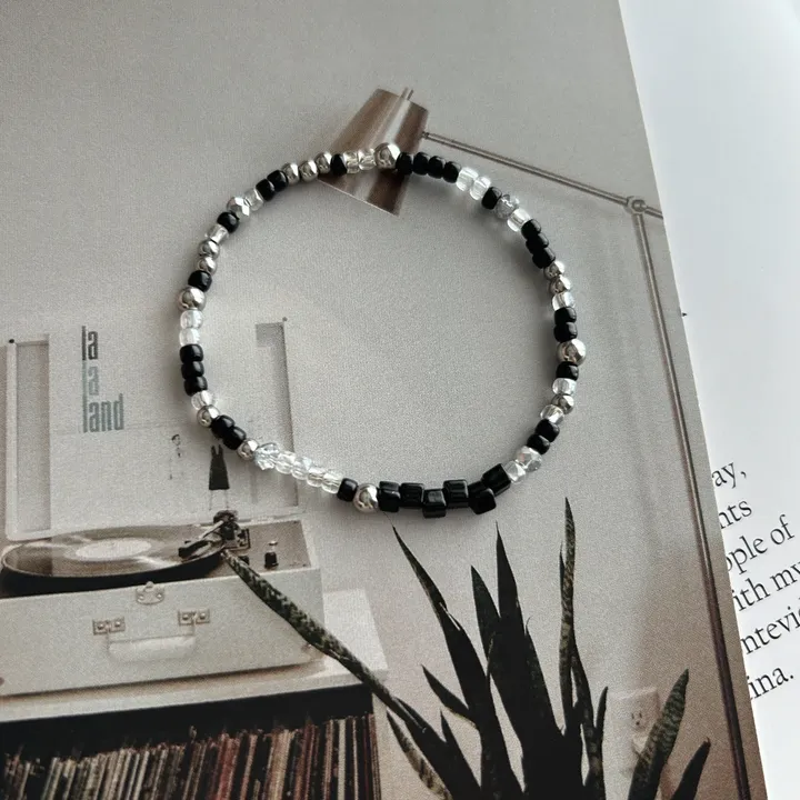 handmade] twinkle black bracelet 상세 이미지 10