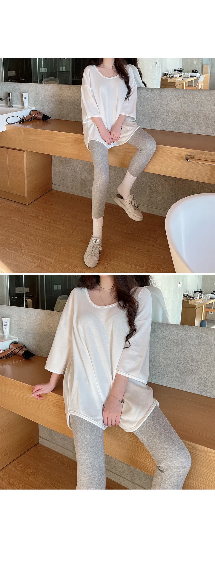 [기모안감🔥/빅사이즈가능]데일리 쫀쫀 기모 레깅스 상세 이미지 6