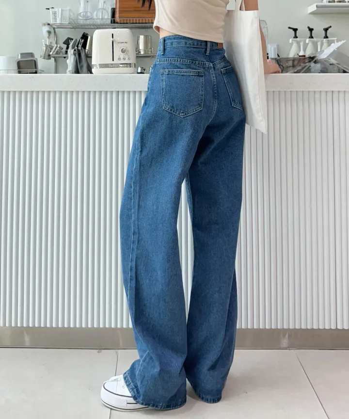 [3단기장/~2XL/6color/핫아이템]노수선와이드기획데님팬츠 상세 이미지 65