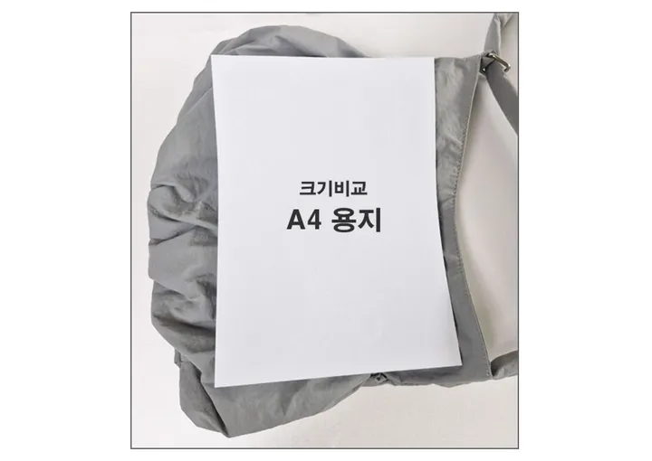 키링선물 보부상가방 편한어깨끈 신학기 나일론가방 셔링가방 나일론숄더백 투포켓 에코백 여행가방 크로스백 상세 이미지 10