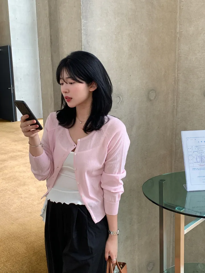 [시원한소재]글리머 썸머가디건 상세 이미지 13